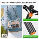 Stabilizzatore gimbal Q51 con tracciamento AI, luce di riempimento RGB e controllo gestuale, ideale per vlogging e live streaming., Q51