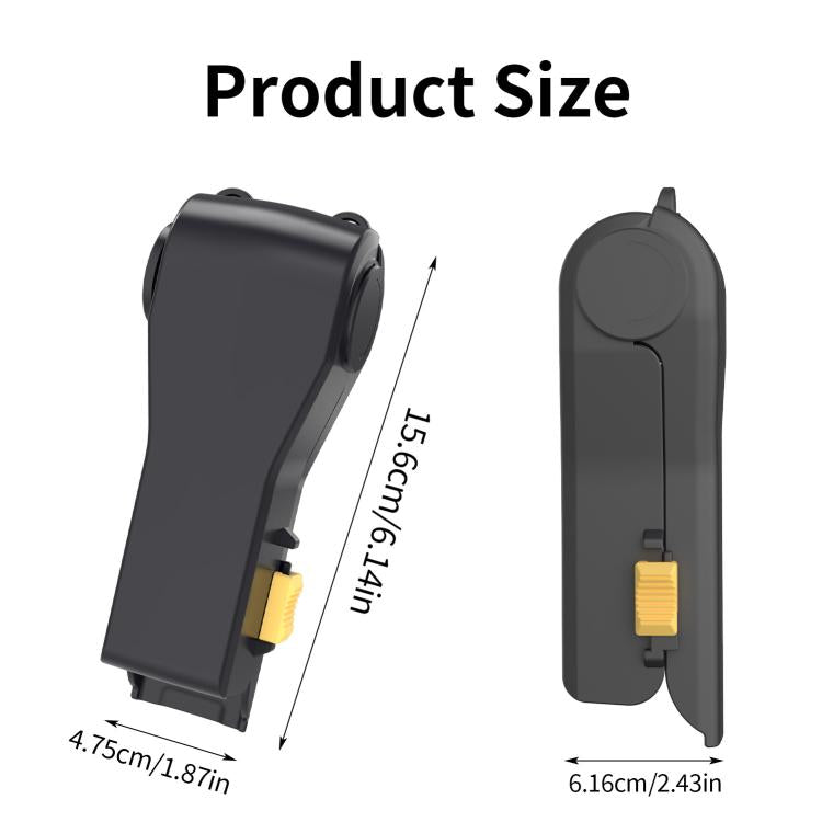 Coperchio protettivo ribaltabile per gimbal Scatola portaoggetti semiaperta 4 alloggiamenti per filtri, For DJI Osmo Pocket 4 / 3