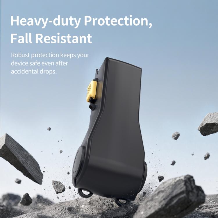 Coperchio protettivo ribaltabile per gimbal Scatola portaoggetti semiaperta 4 alloggiamenti per filtri, For DJI Osmo Pocket 4 / 3