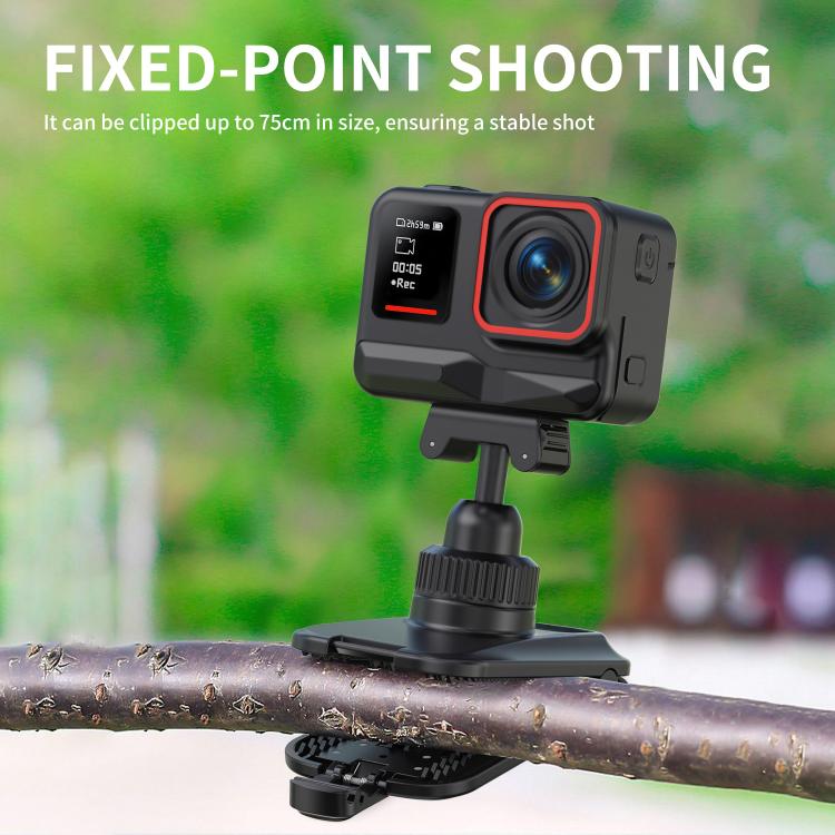 Moschettone magnetico a sgancio rapido per zaino, fibbia per tracolla regolabile a 360°, For Insta360 Ace / Ace Pro