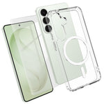 Set 2 in 1: custodia magnetica trasparente in TPU + PC con pellicola temperata ad alto contenuto di allumina., For Galaxy S26 FE 5G, For Galaxy Z Fold8 Ultra 5G, For Galaxy Z Flip8 5G, For Galaxy S26+ 5G, For Galaxy S26 Ultra 5G, For Galaxy S26 5G     ...