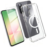 Set 2 in 1: custodia magnetica trasparente in TPU + PC con pellicola temperata ad alto contenuto di allumina., For Galaxy S26 FE 5G, For Galaxy Z Fold8 Ultra 5G, For Galaxy Z Flip8 5G, For Galaxy S26+ 5G, For Galaxy S26 Ultra 5G, For Galaxy S26 5G     ...