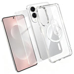 Set 3 in 1: custodia magnetica trasparente in TPU e PC con pellicola temperata ad alto contenuto di allumina e protezione per l'obiettivo., For Galaxy S26 FE 5G, For Galaxy Z Fold8 Ultra 5G, For Galaxy Z Flip8 5G, For Galaxy S26+ 5G                    ...