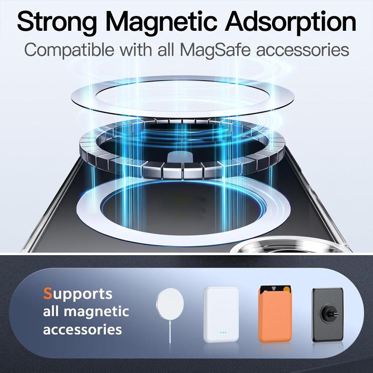 Set 3 in 1: custodia magnetica trasparente in TPU e PC con pellicola temperata ad alto contenuto di allumina e protezione per l'obiettivo., For Galaxy S26 FE 5G, For Galaxy Z Fold8 Ultra 5G, For Galaxy Z Flip8 5G, For Galaxy S26+ 5G                    ...