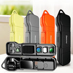 Scatola portaoggetti rigida progettata con scomparto per filtro e slot per scheda SD., For DJI Osmo Pocket 4 / 3