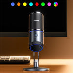UGREEN CM769 RGB Light Design USB Desktop Noise Reduction Microphone for Live Streaming, CM769