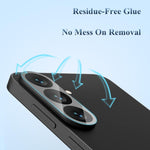 Set di 2 pellicole protettive in vetro per obiettivo fotocamera LeReach serie TF, versione AirGlass HD, resistenti all'usura., For Galaxy S26 FE 5G