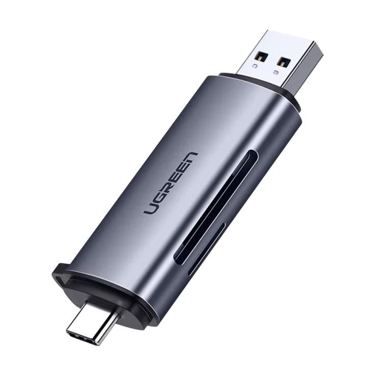 Lettore di schede SD/TF a doppio slot UGREEN CM185 Type-C e USB 3.0