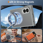 Set 5 in 1: custodia magnetica per telefono con effetto pelle, 2 pellicole protettive esterne per lo schermo + 2 pellicole protettive interne in idrogel per lo schermo., For Galaxy Z Fold8 5G