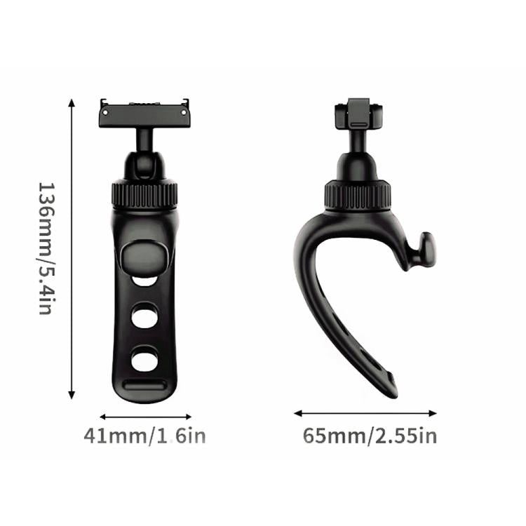 Staffa universale con cinghia elastica per bicicletta, fissaggio fisso, For DJI Osmo Action 6