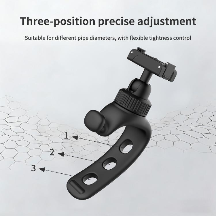 Staffa universale con cinghia elastica per bicicletta, fissaggio fisso, For DJI Osmo Action 6