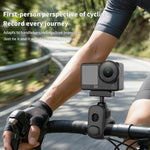 Staffa universale con cinghia elastica per bicicletta, fissaggio fisso, For DJI Osmo Action 6