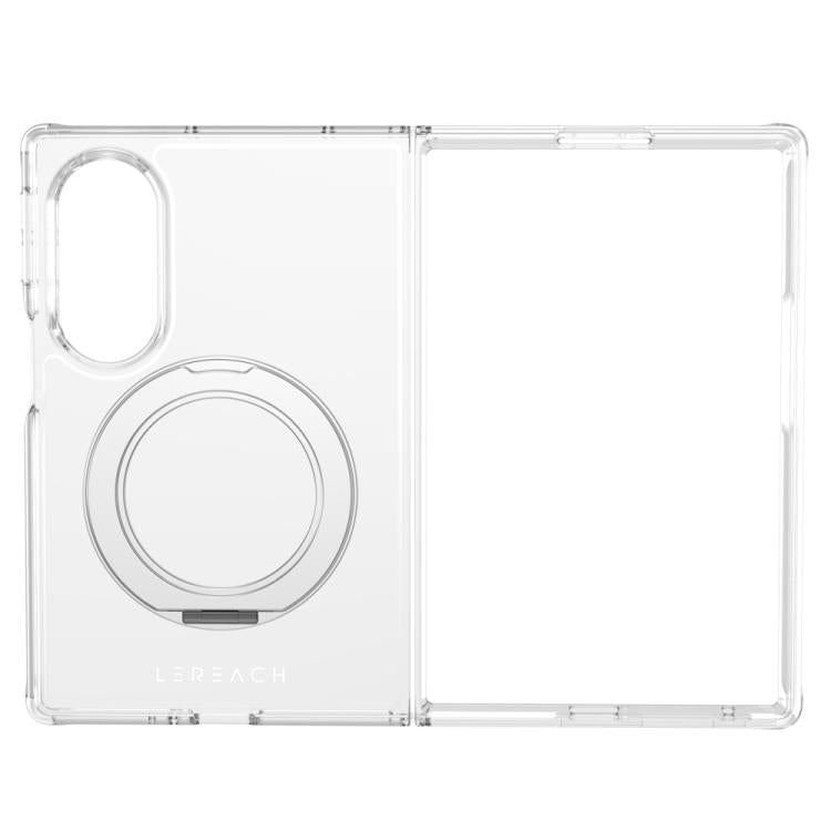 Custodia magnetica per telefono LeReach TOC Crystal Series con supporto girevole Armor., For Galaxy Z Fold8 5G
