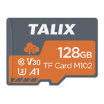 TALIX M102 TF Card U3 V30 A1 4K UHD Video Storage Memory Card, M102-32G, M102-64G, M102-128G, M102-256G, M102-512G