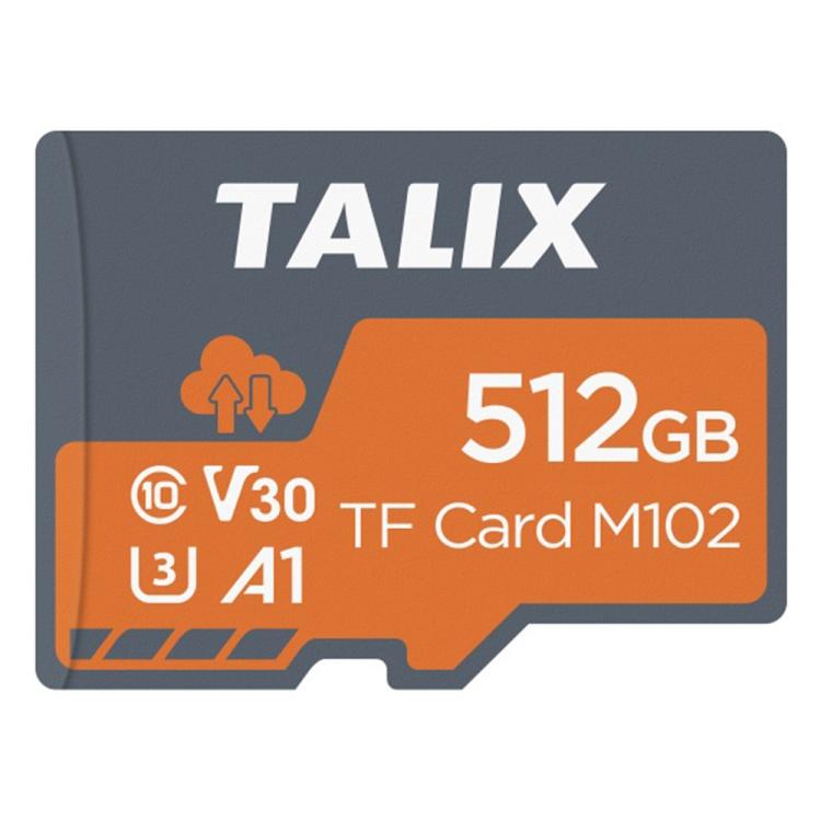 TALIX M102 TF Card U3 V30 A1 4K UHD Video Storage Memory Card, M102-32G, M102-64G, M102-128G, M102-256G, M102-512G