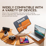 TALIX M102 TF Card U3 V30 A1 4K UHD Video Storage Memory Card, M102-32G, M102-64G, M102-128G, M102-256G, M102-512G