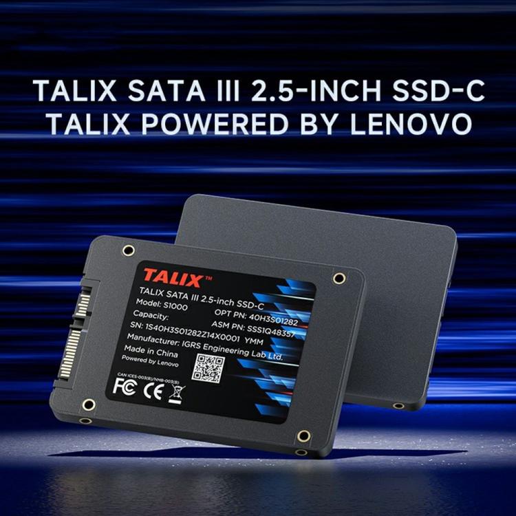 TALIX S1000 560MB/s Read Speed 3D NAND 2.5 inch SATA III Internal Solid State Drive, 128GB, 256GB, 512GB, 1TB, 2TB