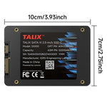 TALIX S1000 560MB/s Read Speed 3D NAND 2.5 inch SATA III Internal Solid State Drive, 128GB, 256GB, 512GB, 1TB, 2TB