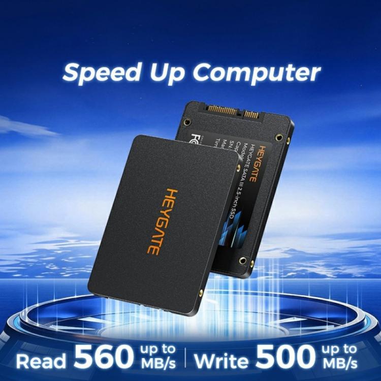 HEYGATE H1000 Internal Solid State Drive 560MB/s Read Speed 2.5 inch SATA3 SSD, 128GB, 256GB