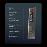 TALIX X2-T High Performance DIMM Module DDR4 3200MHz Desktop Memory, 8GB, 16GB, 32GB