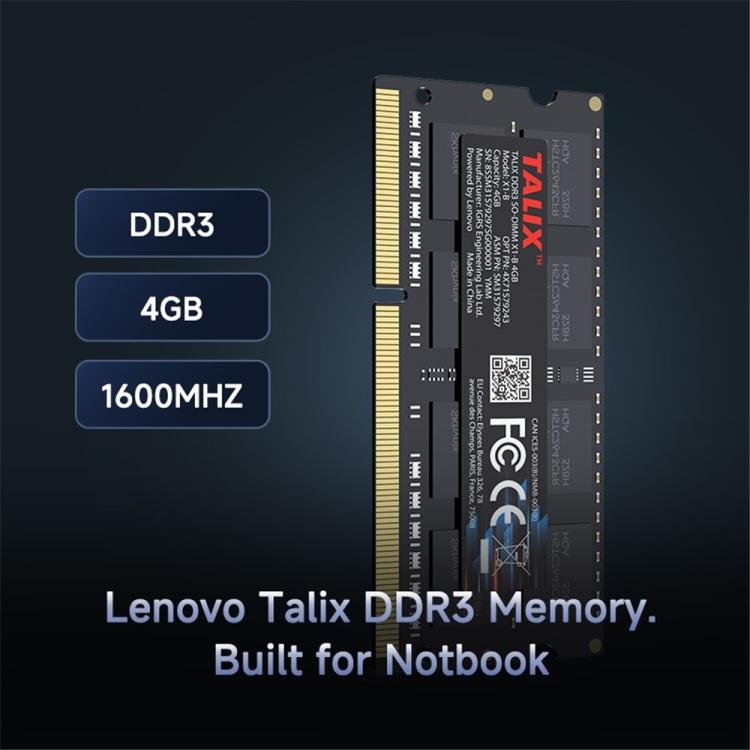 TALIX X1-B PC3-12800 SO-DIMM 204 Pin 1.5V Memory Module 1600MHz DDR3 Laptop RAM, 4GB, 8GB