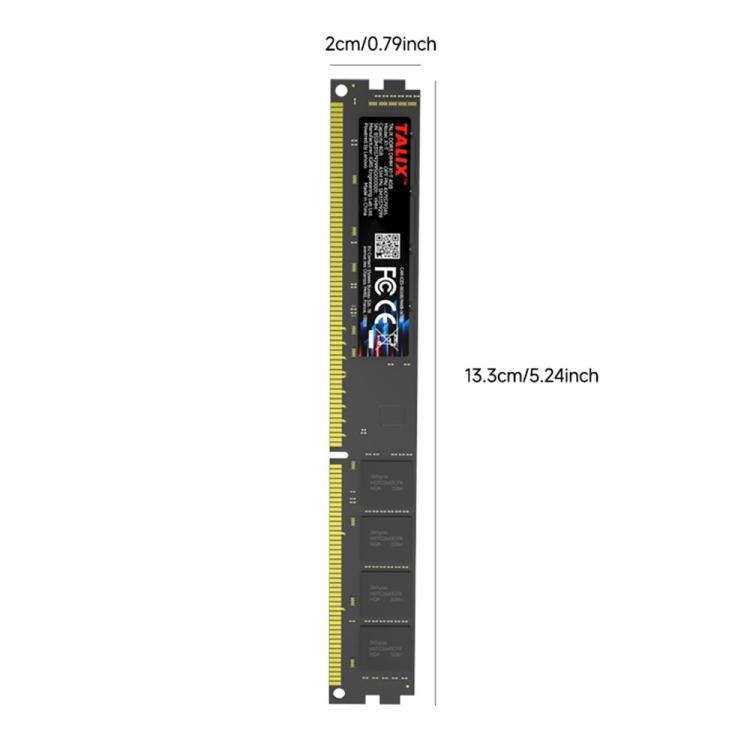 TALIX X1-T 240 Pin PC3-12800 1.5V Non-ECC Memory Module DDR3 1600MHz Desktop RAM, 4GB, 8GB
