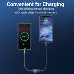VENTION CCU Series USB 2.0 Micro-B Male to USB-A Female OTG Adapter 0.15m Round PVC Data Cable, Micro-B M to USB-A F