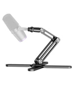 Supporto da tavolo per microfono in lega di alluminio ruotabile a 360 gradi per HyperX QuadCast e Blue Yeti., Microphone Arm Holder
