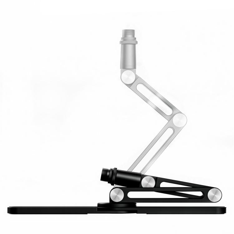 Supporto da tavolo per microfono in lega di alluminio ruotabile a 360 gradi per HyperX QuadCast e Blue Yeti., Microphone Arm Holder