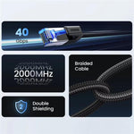 UGREEN NW153 1.5m CAT8 Ethernet Cable 40Gbps RJ45 Network Cable