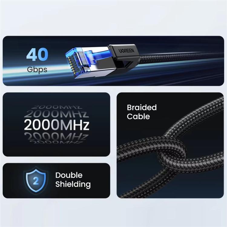 UGREEN NW153 1.5m CAT8 Ethernet Cable 40Gbps RJ45 Network Cable