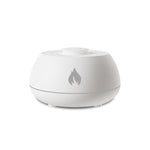 Flame Essential Oil Diffuser 130ml Ultrasonic Aromatherapy Humidifier, 7 Color Gradient Light, Black, White