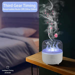 280ml Rotating Jellyfish Aroma Diffuser Dancing Seaweed Mist Mode Smart Humidifier with Remote, 7-Color LED Night Light for Home