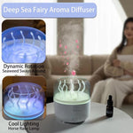 280ml Rotating Jellyfish Aroma Diffuser Dancing Seaweed Mist Mode Smart Humidifier with Remote, 7-Color LED Night Light for Home