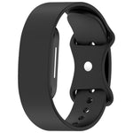 Cinturino per orologio in silicone tinta unita con fibbia a farfalla., For Hume Band 2.0