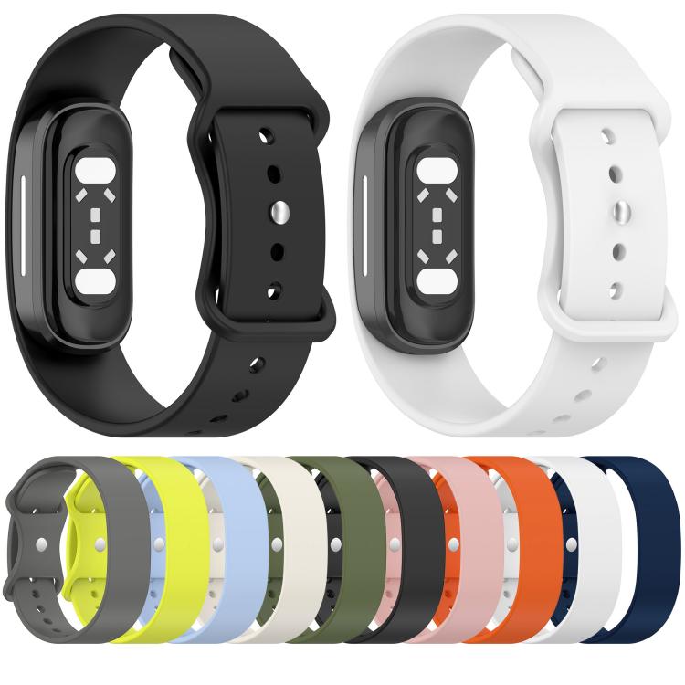 Cinturino per orologio in silicone tinta unita con fibbia a farfalla., For Hume Band 2.0