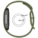Cinturino per orologio in silicone tinta unita con fibbia a farfalla., For Hume Band 2.0