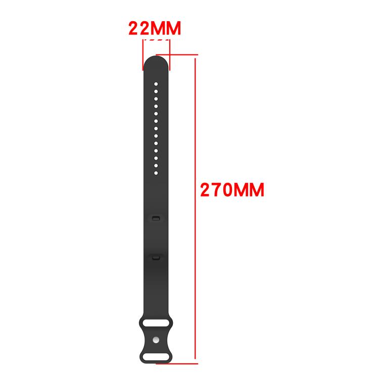 Cinturino per orologio in silicone tinta unita con fibbia a farfalla., For Hume Band 2.0