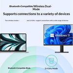 Mouse wireless ergonomico UGREEN MU002 – Dual Mode (Bluetooth e 2,4 GHz) – Click silenzioso