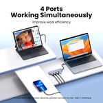UGREEN CM219 Type-C to USB 3.0 4-Port Hub 5Gbps Data Transfer Splitter