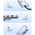 UGREEN CM219 Type-C to USB 3.0 4-Port Hub 5Gbps Data Transfer Splitter
