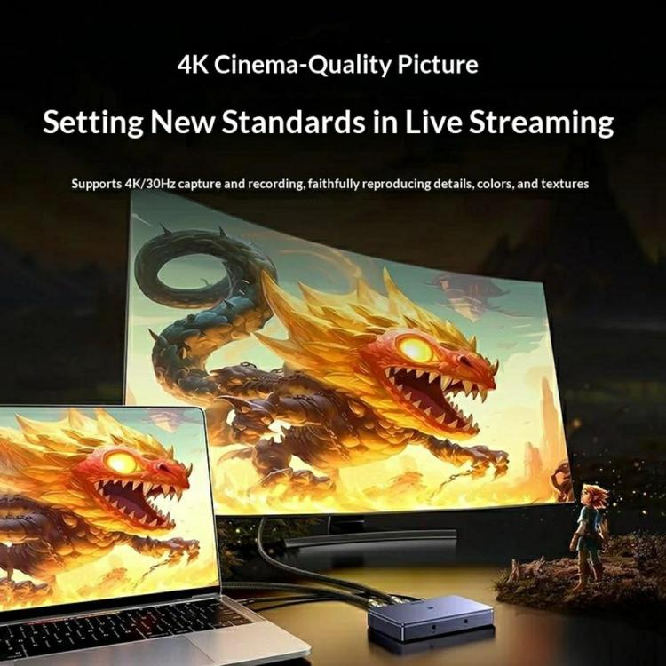 UGREEN CM758 45645 HDR HDMI 4K 60Hz HD Video Capture Card, CM758