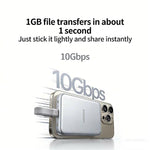 UGREEN D619 55151 M.2 NVMe Magnetic SSD Enclosure 10Gbps USB-C PD 100W