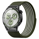 Airy Mixed Nylon Loop Metal Connector Watch Band, 22mm, 20mm