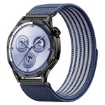 Airy Mixed Nylon Loop Metal Connector Watch Band, 18mm