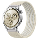 Airy Mixed Nylon Loop Metal Connector Watch Band, 18mm
