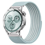 Airy Mixed Nylon Loop Metal Connector Watch Band, 18mm