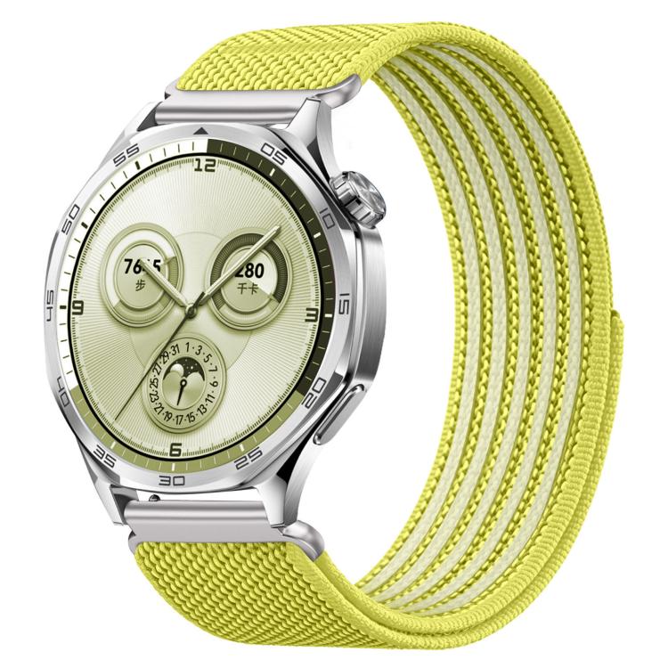 Airy Mixed Nylon Loop Metal Connector Watch Band, 18mm