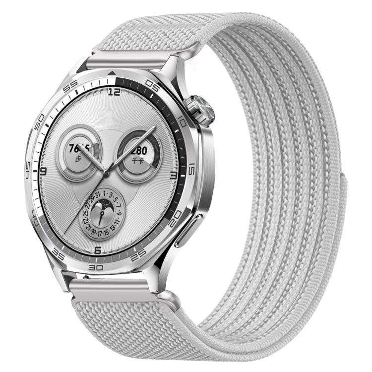 Airy Mixed Nylon Loop Metal Connector Watch Band, 18mm