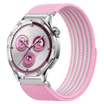 Airy Mixed Nylon Loop Metal Connector Watch Band, 18mm